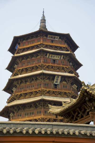 Ying Xian Wood Pagoda in Shanxi Province