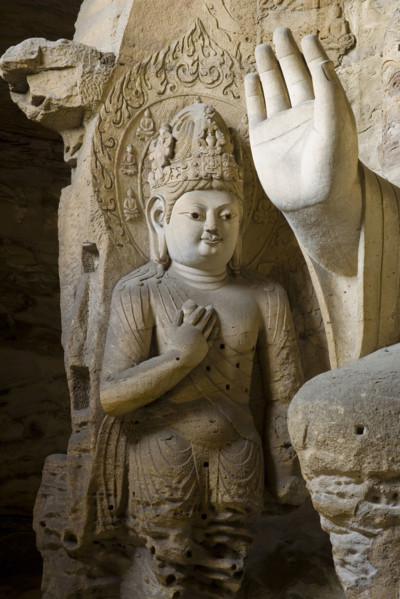 Yungang Grottoes in Shanxi Province