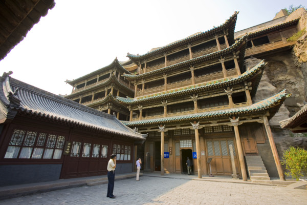Yungang Grottoes in Shanxi Province