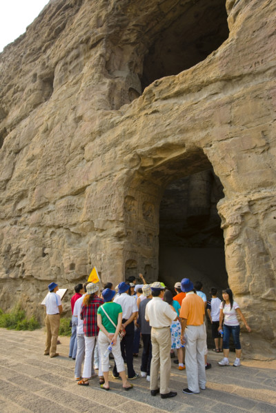 Yungang Grottoes in Shanxi Province