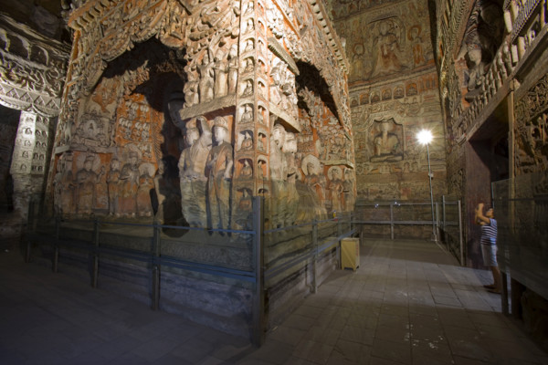 Yungang Grottoes in Shanxi Province