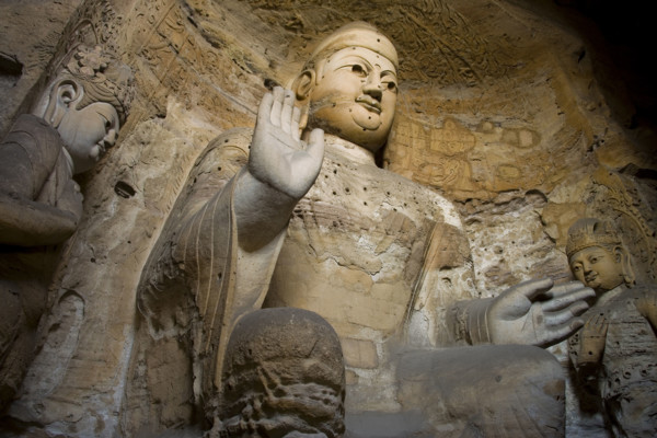 Yungang Grottoes in Shanxi Province