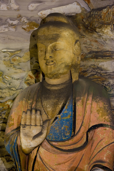 Yungang Grottoes in Shanxi Province