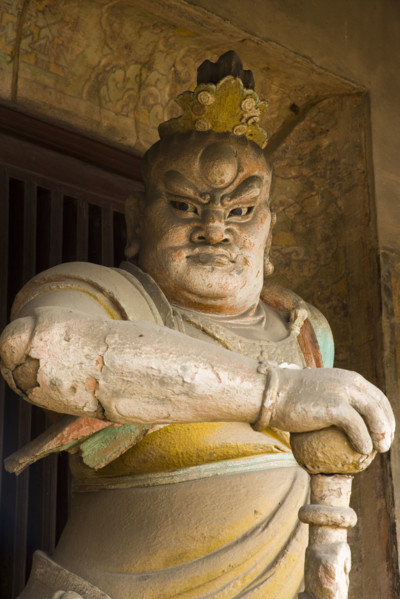 Sculpture in Shuanglin Temple,Shanxi Province