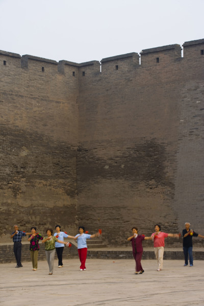 The City Wall of the Ancient City of Ping Yao,Shanxi Province