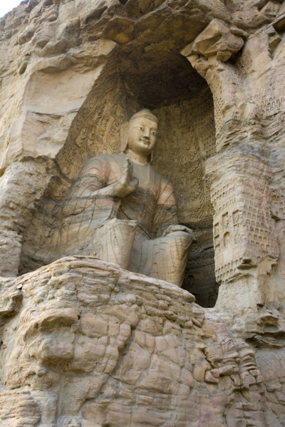 Yungang Grottoes in Shanxi Province