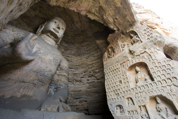 Yungang Grottoes in Shanxi Province