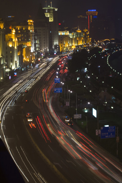 Night Scene of Bund of Shanghai