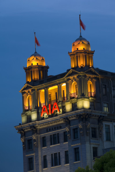 Buildings at the Bund of Shanghai