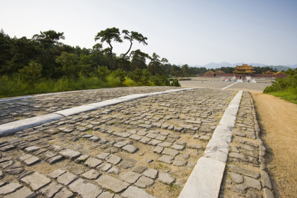 Architecture in The Western Qing Tombs,Shanxi Province