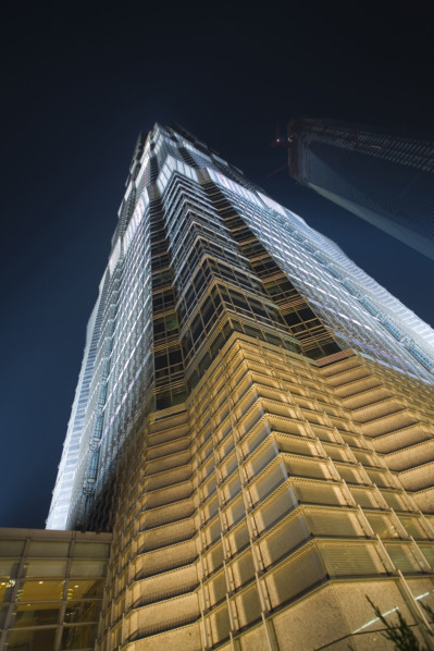 Skyscrapers in Shanghai at Night