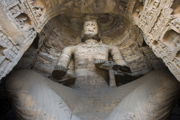 Yungang Grottoes in Shanxi Province