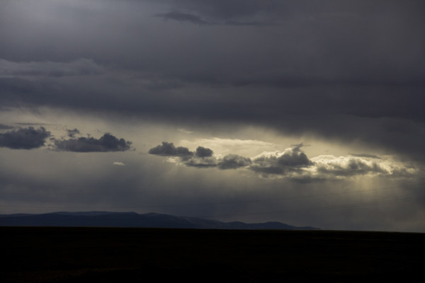The Landscape along the road from Qinghai to Tibet