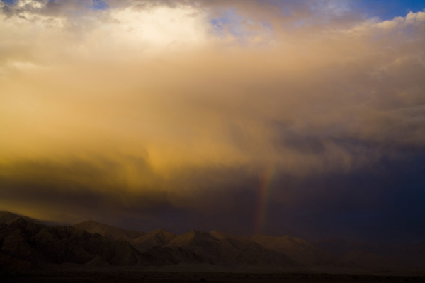 The Landscape along the road from Qinghai to Tibet