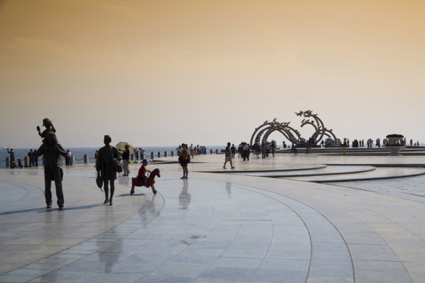 Rhyme of sea Square,Dalian