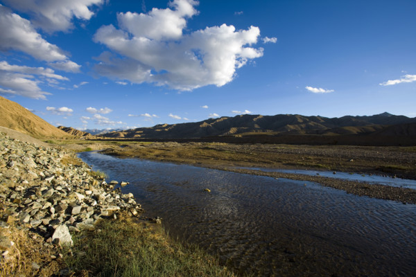 Mountain and river in Highland Area