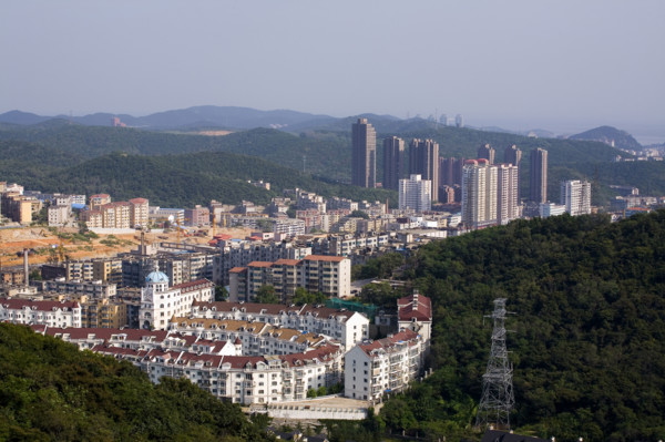 Bird's-eye view of Dalian