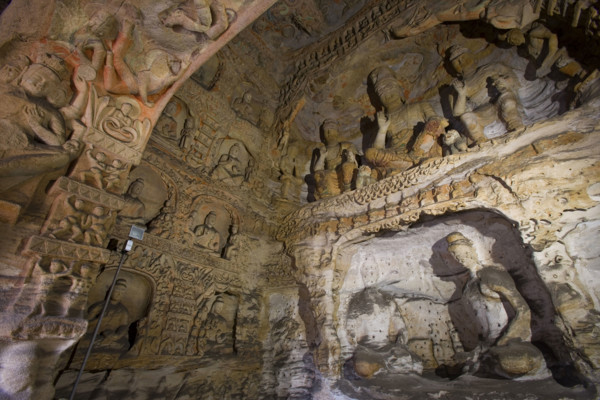 Yungang Grottoes in Shanxi Province