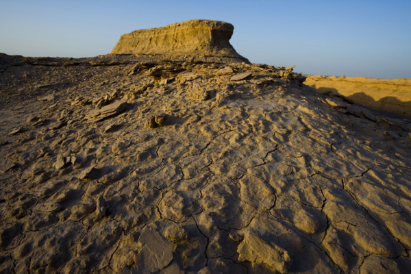 The Yadan landform in Lop Nur,Xinjiang