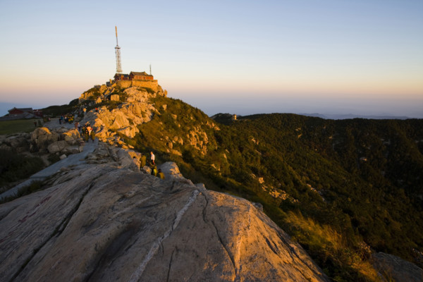 Mount Tai Peak at Dawn,Shandong