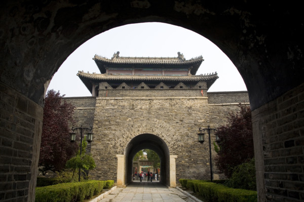 View of Confucius'Mansion in Qufu,Shandong