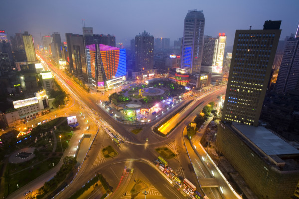 Hunan,Changsha,Lotus Square,