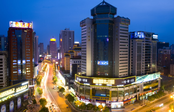 Guizhou,Guiyang,Fountain Square,