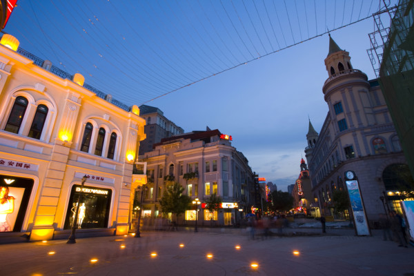 Heilongjiang,Harbin,Central Street,