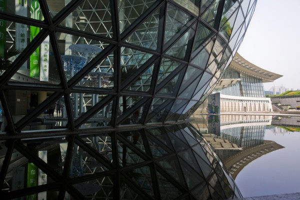 the Shanghai Urban Planning Exhibition Hall