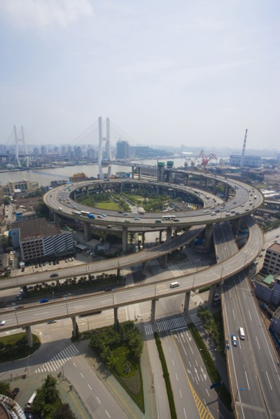 Shanghai, the Nanpu Bridge