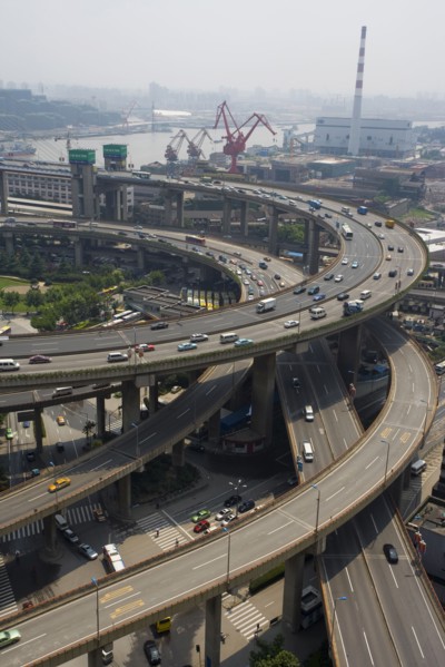 Shanghai, the Nanpu Bridge