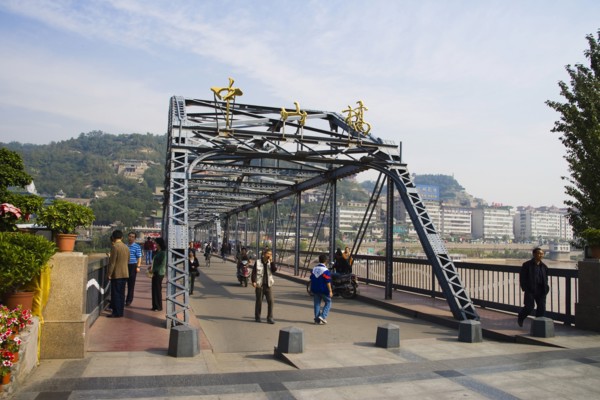 Gansu Province, Gansu, Lanzhou, Huanghe Iron Bridge,