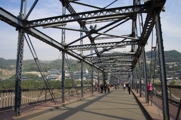 Gansu Province, Gansu, Lanzhou, Huanghe Iron Bridge,