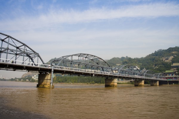Gansu Province, Gansu, Lanzhou, Huanghe Iron Bridge,