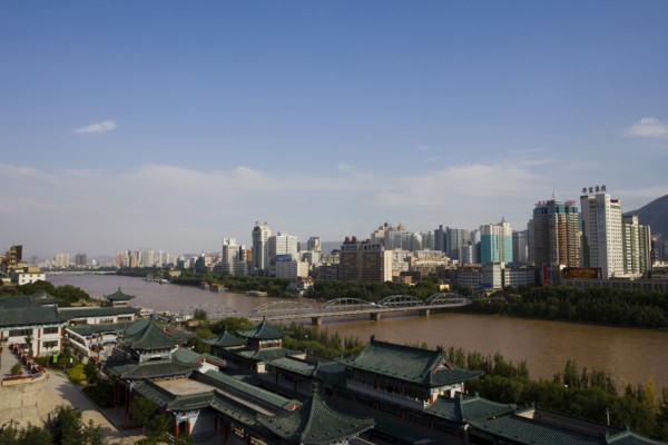 Gansu Province, Gansu, Lanzhou, Huanghe Iron Bridge,