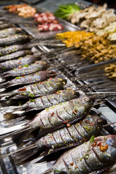 Urumqi, Xinjiang, Night Bazaar,