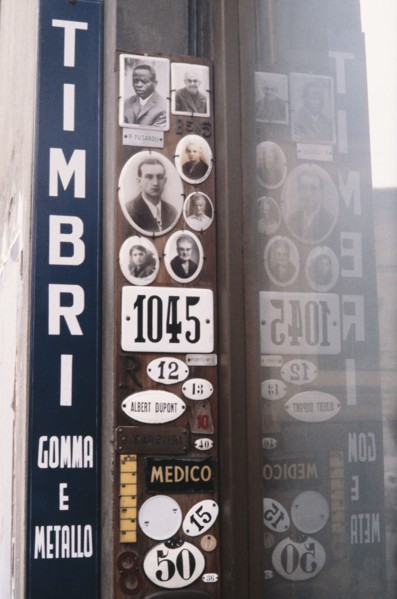 Shop sign, Italy