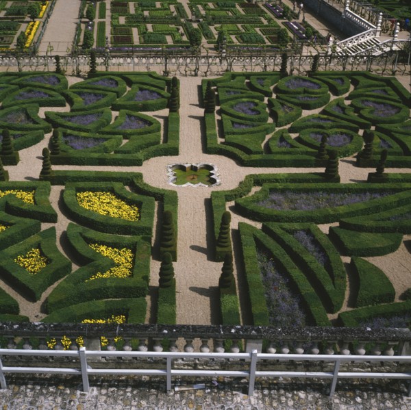 Park of the Château de Villandry, France
