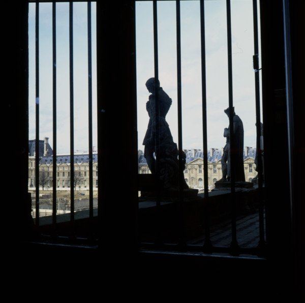 Sculptures in the Louvre Museum