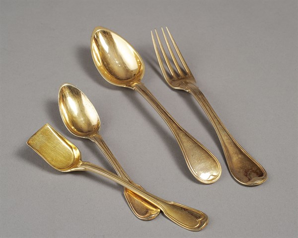 Cutlery belinging to Eugène in Milan
