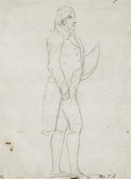 David, Etude pour le Sacre