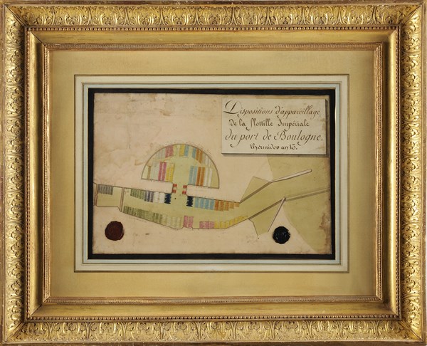 Dispositions d'appareillages de la flotte impériale du port de Boulogne en thermidor de l'an XIII (20 juillet / 18 août 1805)