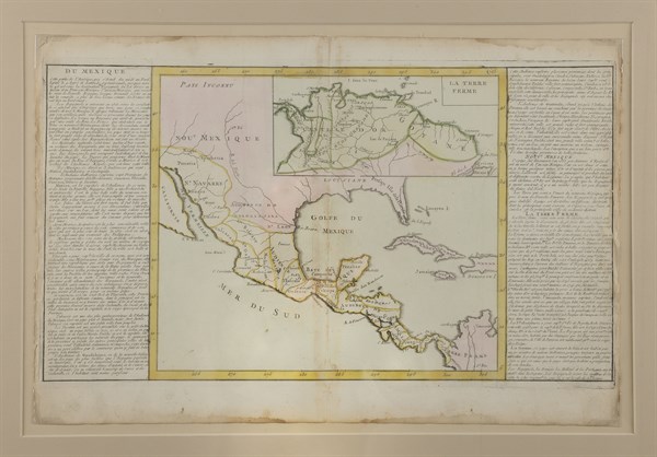 Map of Mexico that belonged to Bonaparte