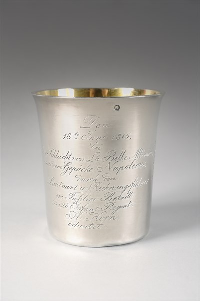 Timbale aux armes de Napoléon 1er