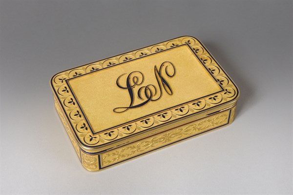 Boite de présentation royale au chiffre de Louis Napoléon Bonaparte,