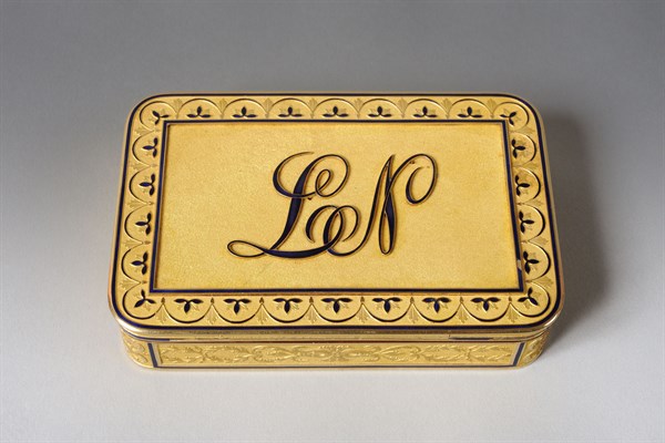 Boite de présentation royale au chiffre de Louis Napoléon Bonaparte,