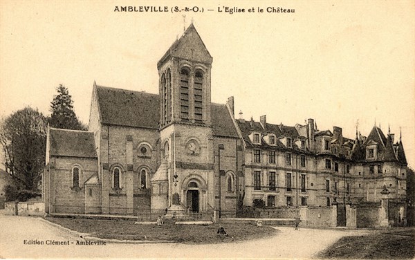 Ambleville,
Church and castle