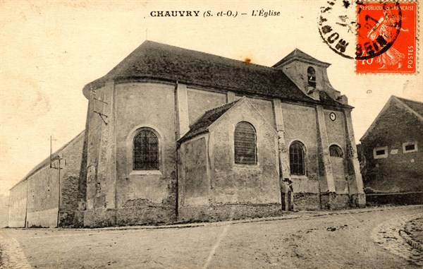 Chauvry,
Church