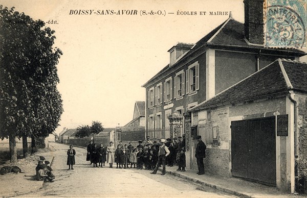 Boissy-Sans-Avoir,
Ecole et mairie