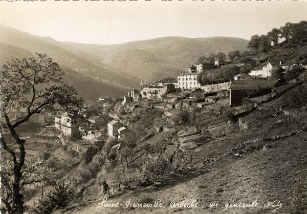 SAINT-PIERREVILLE. Département : Ardèche (07). Region: Auvergne-Rhône-Alpes (formerly Rhônes-Alpes)